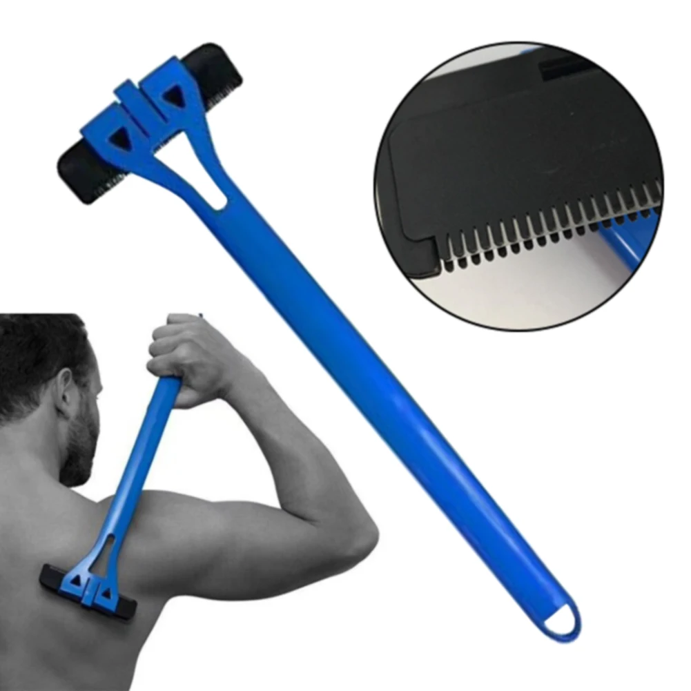 

Leg Big Blade Trimmer Hair Removal Men Back Razor Long Handle Safety Shaver Professional Manual DIY Tool Body