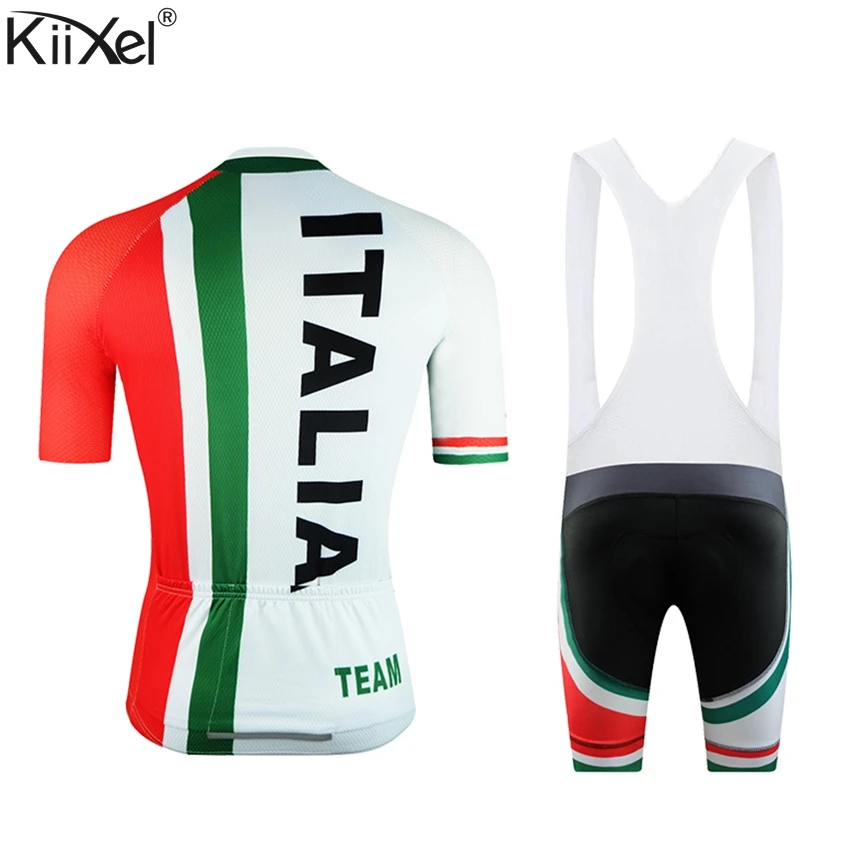 KiiXel جولة دي إيطاليا فريق الدراجات مجموعة MTB دراجة ارتداء مايوه روبا Ciclismo الدراجة موحدة الدراجات جيرسي ضبط الدراجات الملابس