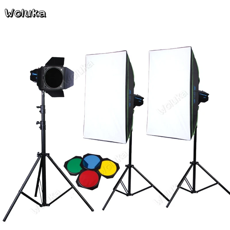 600W three flash set Photography 3 light professional studio photo lamp fill for portrait furniture advertising CD50 T10 | Электроника