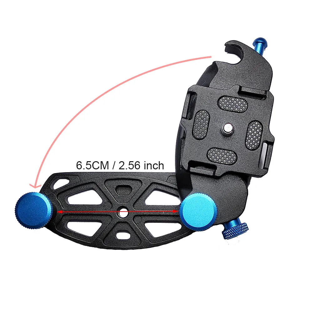 

Kolivar Camera Clip Aluminum Alloy Quick Release Camera Clip Capture With Plate With 1/4 Tripod Screws for DSLR Camera