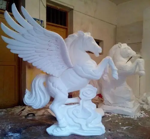 

4 axis mold foam 3d statue cnc 4 axis router machine