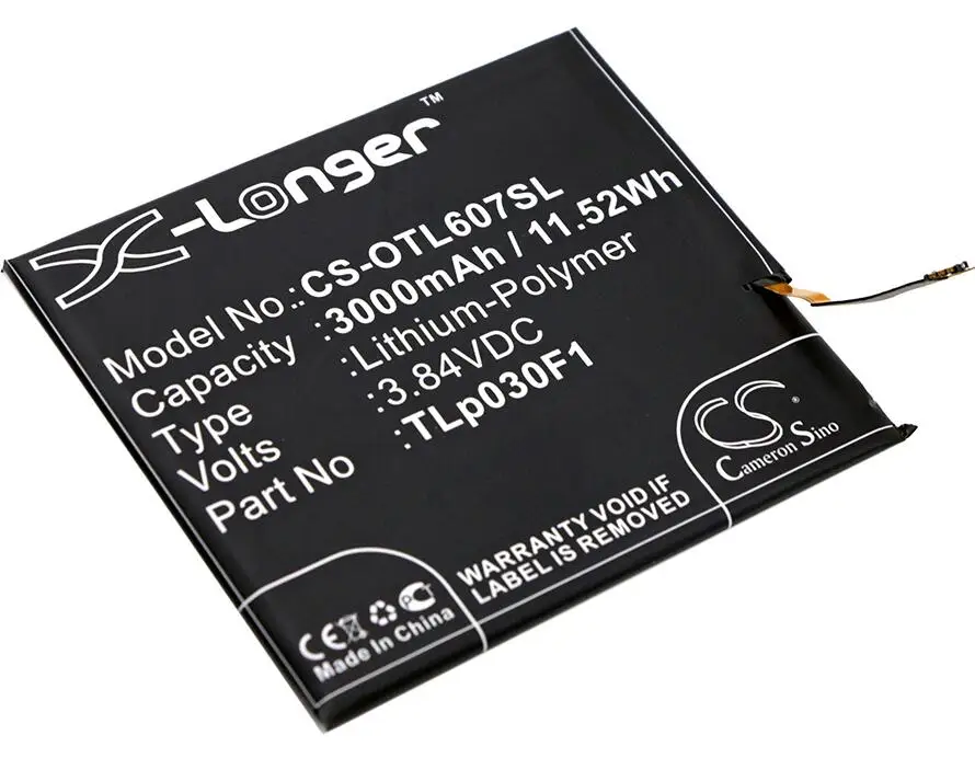 Cameron Sino 3000mah battery for BLACKBERRY BBA100-1 BBA100-2 DTEK60 Smart Platinum 7 VFD 900 DT60BATT batteries | Мобильные