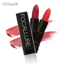 FOCALLURE брендовая Водонепроницаемая матовая помада красная карамельная косметика для ухода за губами матовая наклейка в форме губ макияж 4288