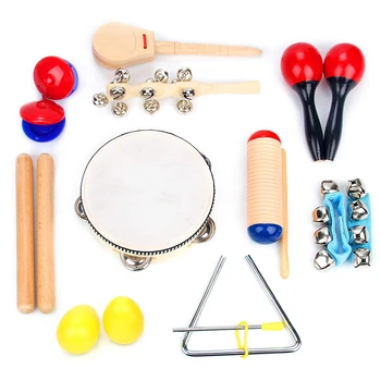 

MrY Musical Instrument Toys for Kids - 16 pcs Percussion Set for Toddlers Preschool Educational Learning Musical Toys