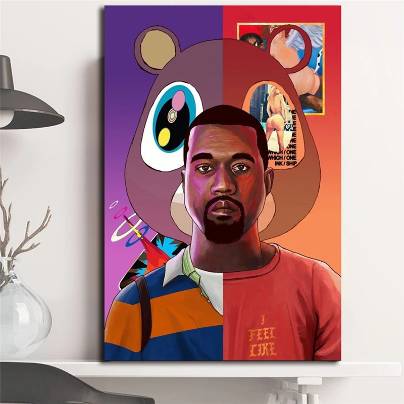 

Kanye West Evolution Wallpaper HD Canvas Posters Prints Wall Art Painting Decorative Picture Modern Home Decoration Accessories