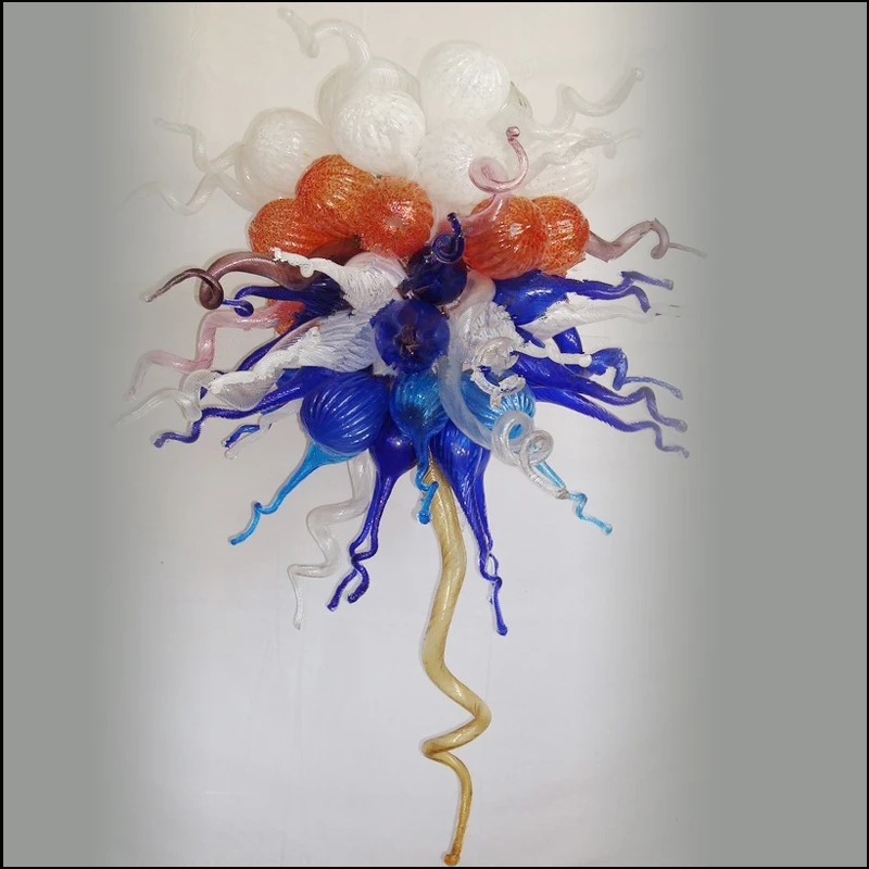 Источник света высокого качества современный европейский итальянский Chihuly стиль 100% выдувное стеклоизделие ручной выработки Абажур