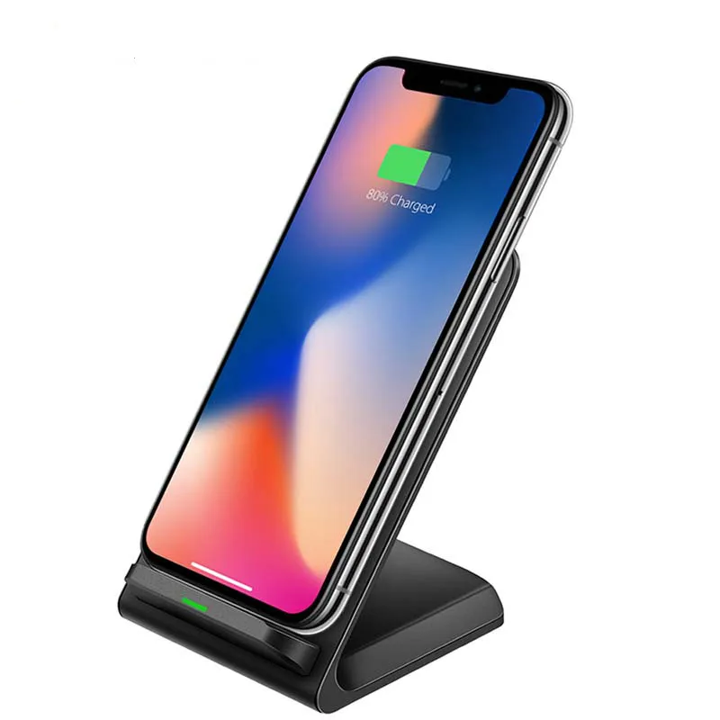 

Qi Standard Wireless Charger Quick Charger Stand Dock foriPhone XS Max XR 8 X Samsung S9 S8 S7