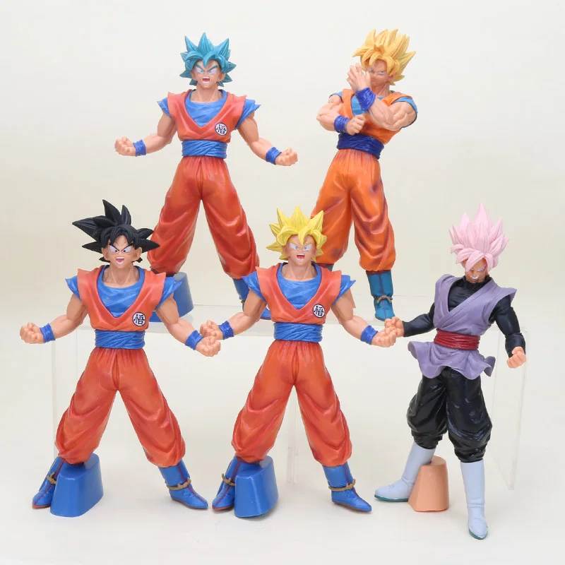 

26cm Dragon Ball Super Ultra Instinct Goku Migatte Super Saiyan Son Goku Gokou Resolution of Soldier Jiren Figure PVC Model toys