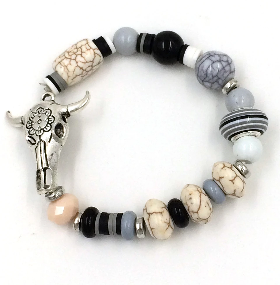 New European Unique Handmade Jewelry Beaded Bangle Wrap Bohemia Bracelets Tauren Charms Bracelets
