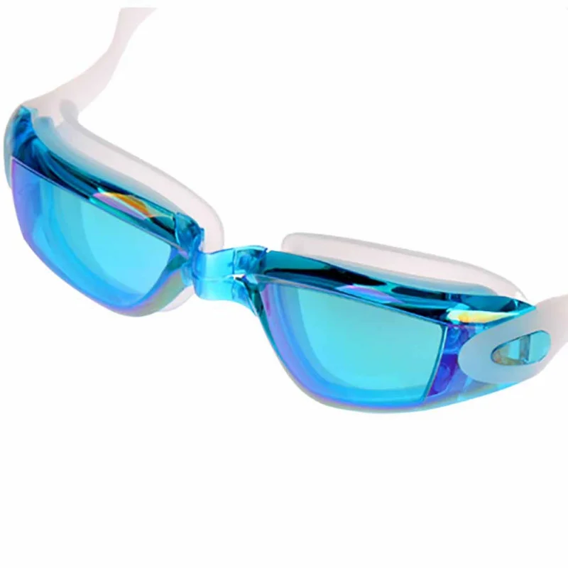Для мужчин и Для женщин Анти-туман плавательные очки наружное плавательные очки для взрослых Силиконовые очки Водонепроницаемый очки для плавания