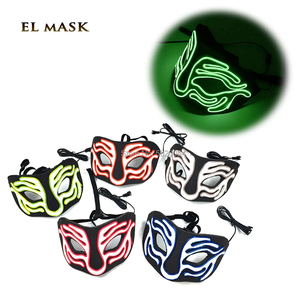 

Дешево! Подарок на мероприятие, Полнолицевая маска для Хэллоуина для взрослых, многоцветная, ужассветильник ящаяся светодиодный ная маска для домашнего пасхального декора