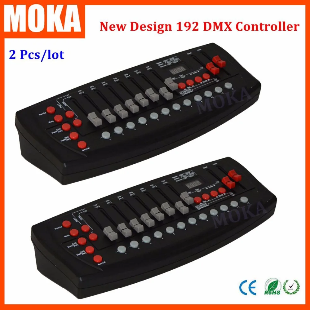 

2 Pc/lot new 192 DMX controller DMX 192 mini stone controller 192 dmx control for stage dmx console light moving head light