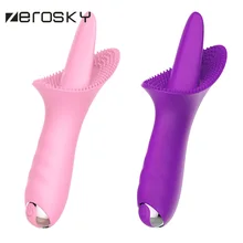 Zerosky Tongue Vibrator for Women Kegel Clitoris Stimulation Vagina Nipple Massage Pussy Erotic Sex Products Masturbator