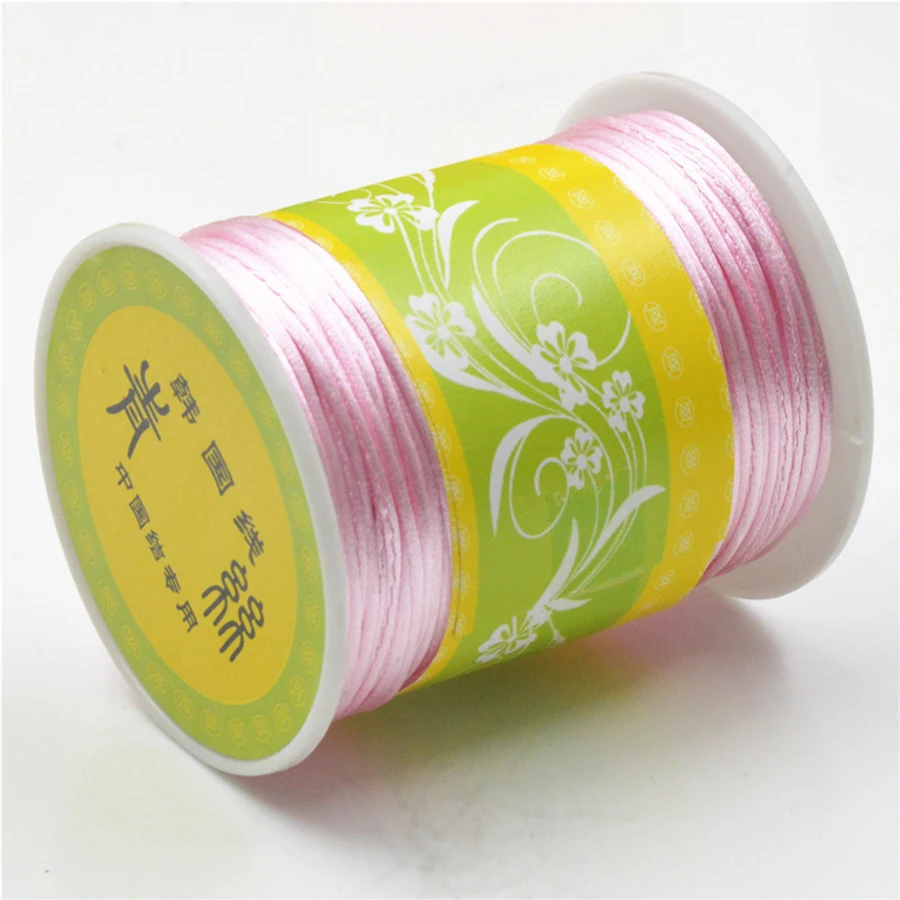 

80 Meters Baby Teether Accessories Teething Necklace Cord Nylon DIY Jewelry Charms Necklace Pendants Tool Thread Satin Ropes
