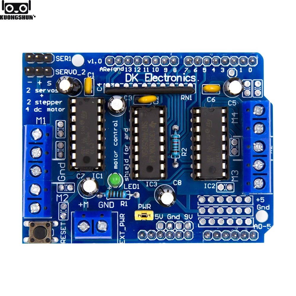 L293D driver module motor control shield motor drive expansion board ...