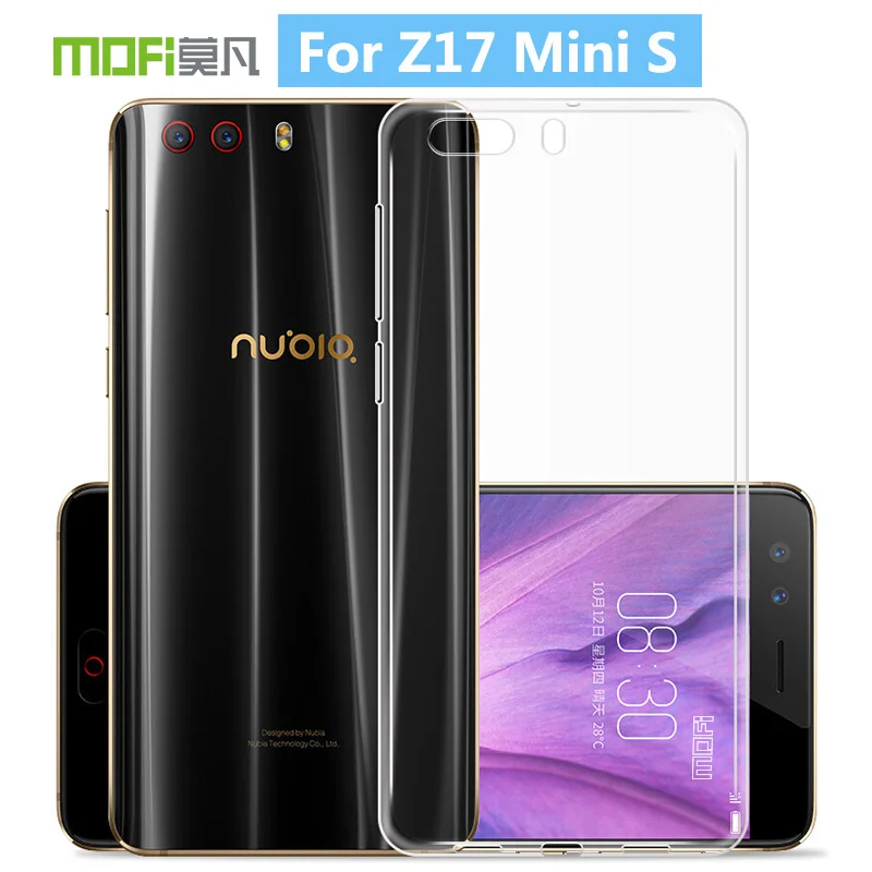 

For ZTE Nubia Z17 Mini S MOFi Ultra Thin TPU Gel Silicone Soft Transparent Protective Phone Case Cover For Nubia Z17 MiniS Case