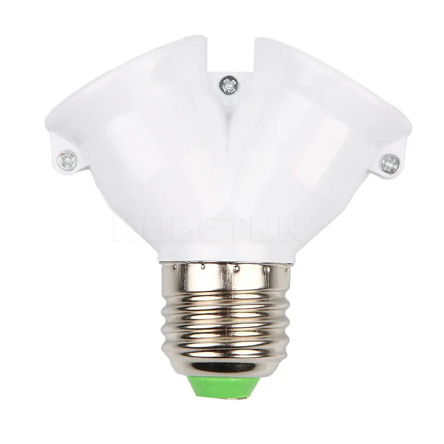 2 X  E27 to E27 Base LED Light Lamp Bulb Adapter Converter 