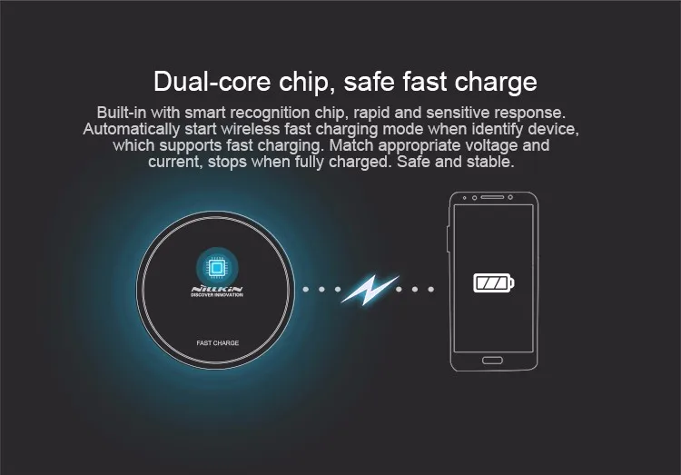 Qi Беспроводное зарядное устройство для iPhone 8 для samsung Galaxy Note 9 S9 Plus NILLKIN Быстрая зарядка Беспроводная зарядная подставка Универсальная