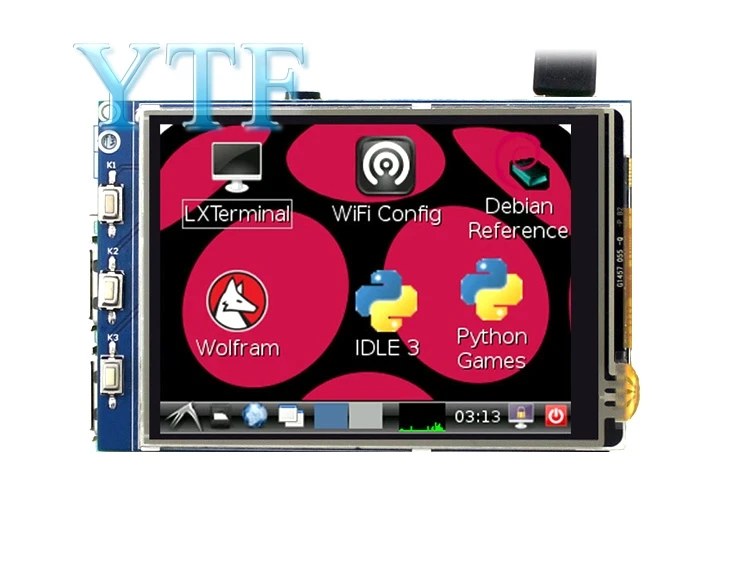 3 2 дюймовый резистивный сенсорный ЖК дисплей x мм Raspberry Pi 4B/3B + plus модель экрана|pi 3|pi