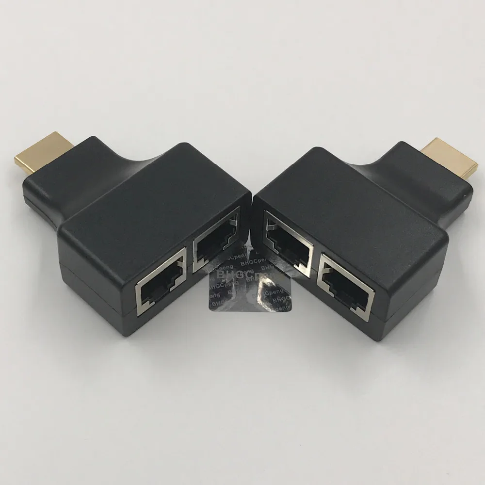 HDMI Extender up to 30M HDMI to Cat5e/6 Lan Adapter 1080p for