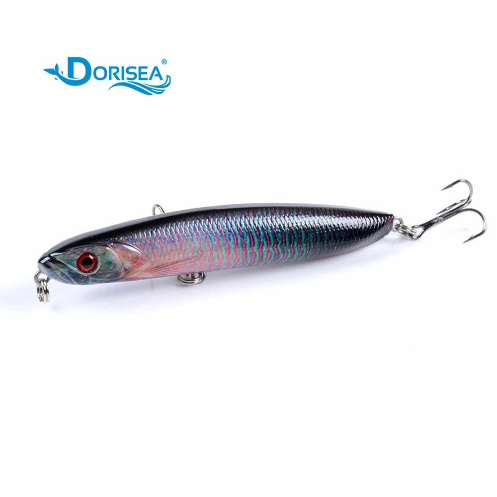 

DORISEA 1PCS 9.6cm 18.1g Fishing Lure Hard Artificial Bait 3D Eyes Fishing Wobblers Crankbait Minnows VIB Sinking Pencil
