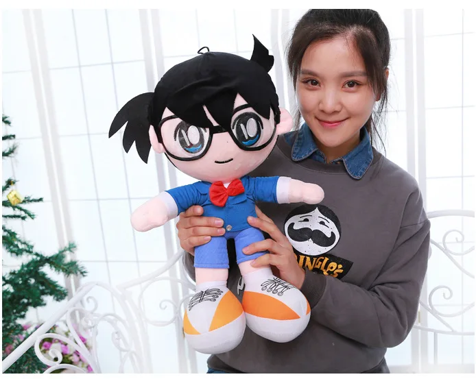 

Movies & TV figure large 50cm anime Conan plush toy doll throw pillow birthday gift b0348