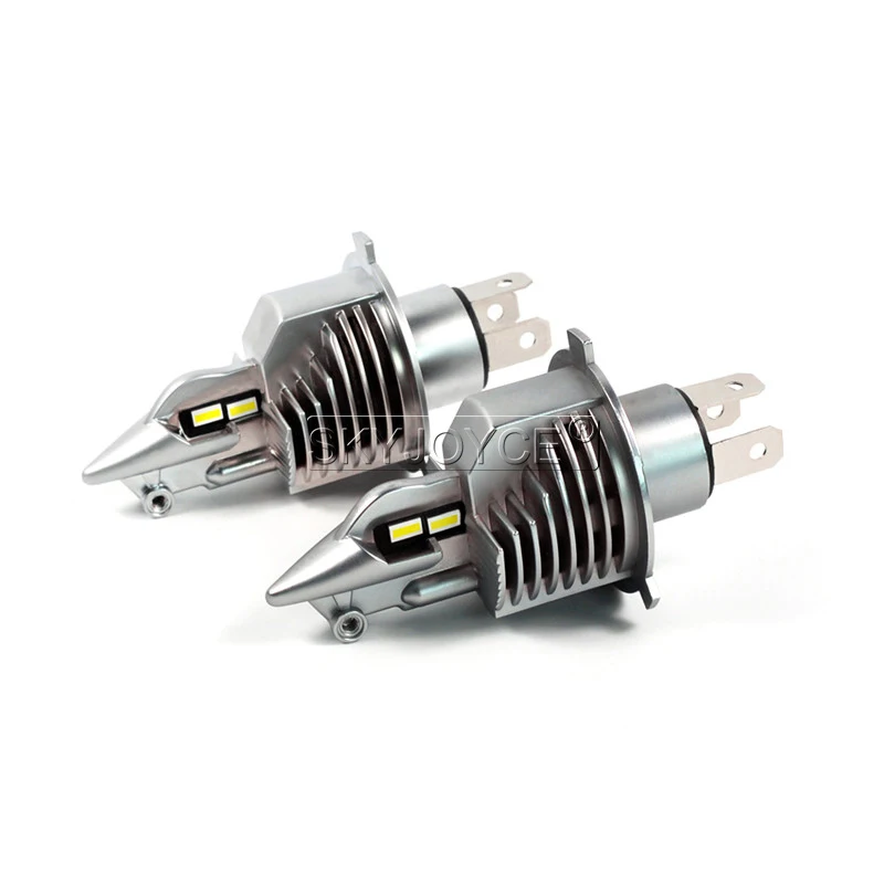 SKYJOYCE New Super Bright 70W H4 Bixenon LED Headlight Bulb As 11 Halogen Bulb Size Auto Car Fighter LED H4 HiLow Beam Bulb (2)