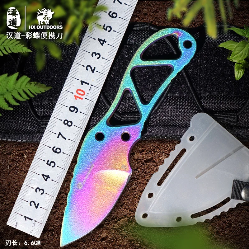 HX Outdoors Fixed Blade Neck Knife Pocket D2 Steel All Steel Handle 60HRC, Camping Hunting Survival Kinves EDC Tools Rescue tool цена HX Outdoors Fixed Blade Neck Knife Pocket D2 Steel All Steel Handle 60HRC, Camping Hunting Survival Kinves EDC Tools Rescue tool цены онлайн
