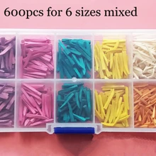 Шт. одноразовые стоматологические материалы шт. комплект 600 восстановление межзубные композитные Контурные деревянные клинья