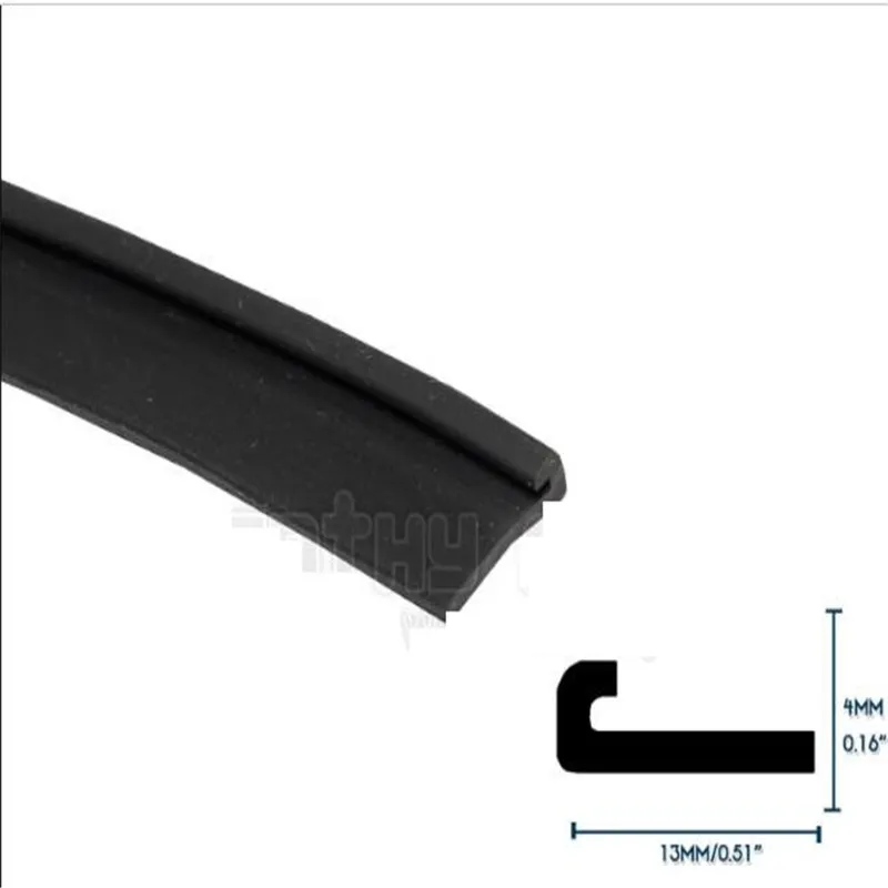 Soft J Style 2M Rubber Seal Edge Trim Weatherstrip Protector Car Truck