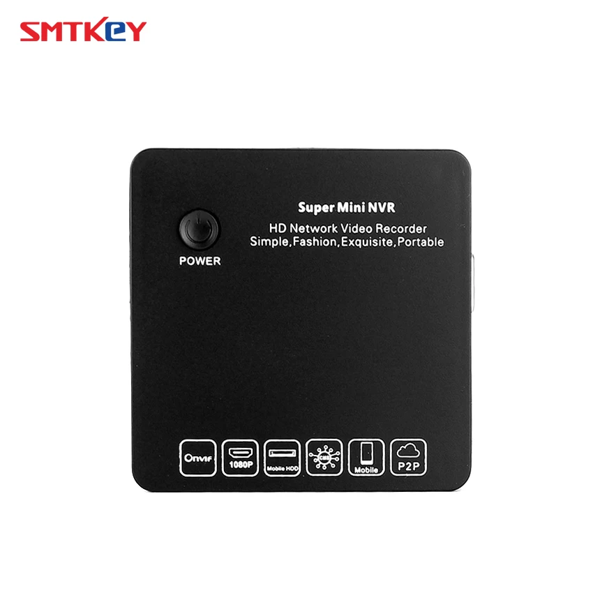 SMTKEY Onvif супер мини NVR 8CH для ip-камеры 1080 P/960 P/720 P сетевой видеорегистратор VGA HDMI E-SATA SUB для хранения