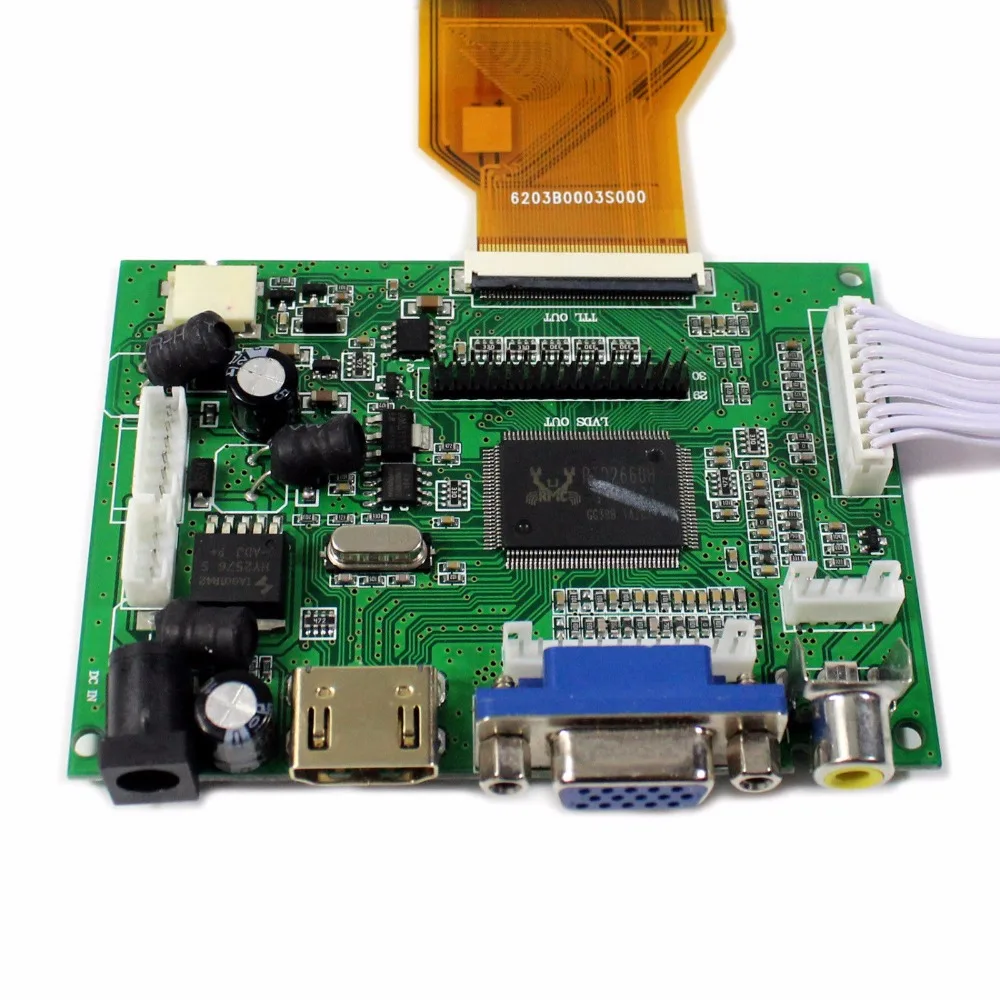 Skylarpu 7 дюймов для Raspberry Pi с HDMI, VGA, AV ЖК-дисплей Экран Дисплей монитор для pcDuino, Banana Pi(без сенсорного экрана