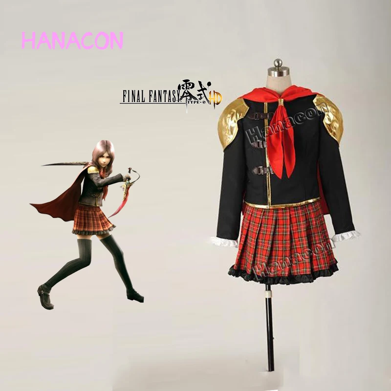 Final Fantasy костюм Косплэй rem combate Тип-0 Сузаку Peristylium Класс Нулевой равномерное