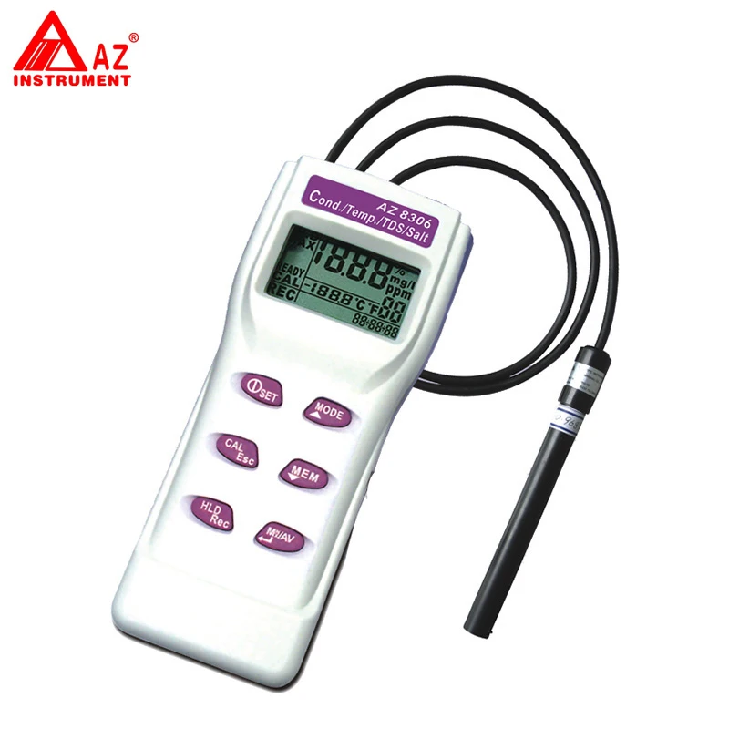 AZ 8306 Digital Conductivity Meter Cond Tester TDS SALT Testin PH