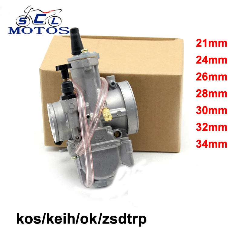 Мотоциклетный карбюратор sclmoto модификация деталей 21 24 26 28 30 32 34 мм PWK KOSO OKO Carb с Power