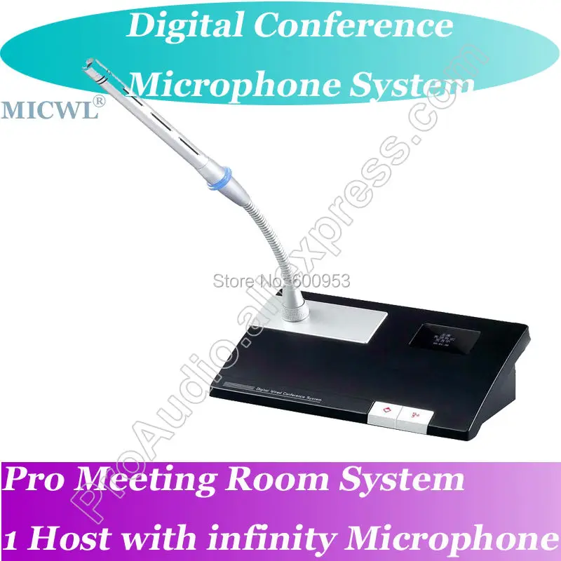 Micwl الموالية لمناقشة مؤتمر نظام الميكروفون اللاسلكي الرقمي وحدة المضيف + رئيس + delegates mic ل اجتماعات كبيرة Micwl الموالية لمناقشة مؤتمر نظام الميكروفون اللاسلكي الرقمي وحدة المضيف + رئيس + delegates mic ل اجتماعات كبيرة
