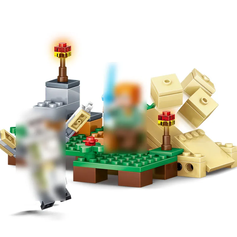 Prefeituradoguaruja Kopen Goedkoop 378 Stks 4 In 1 Interoperabiliteit Legoed Minecrarfted Nummers Building Ontwerpers Bricks Set Educatief Speelgoed Voor Kinderen Online