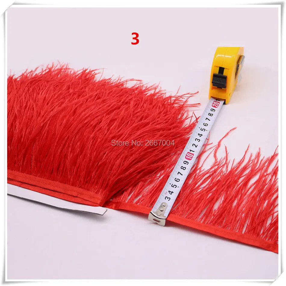 3 red ostrich feather fringe 5_