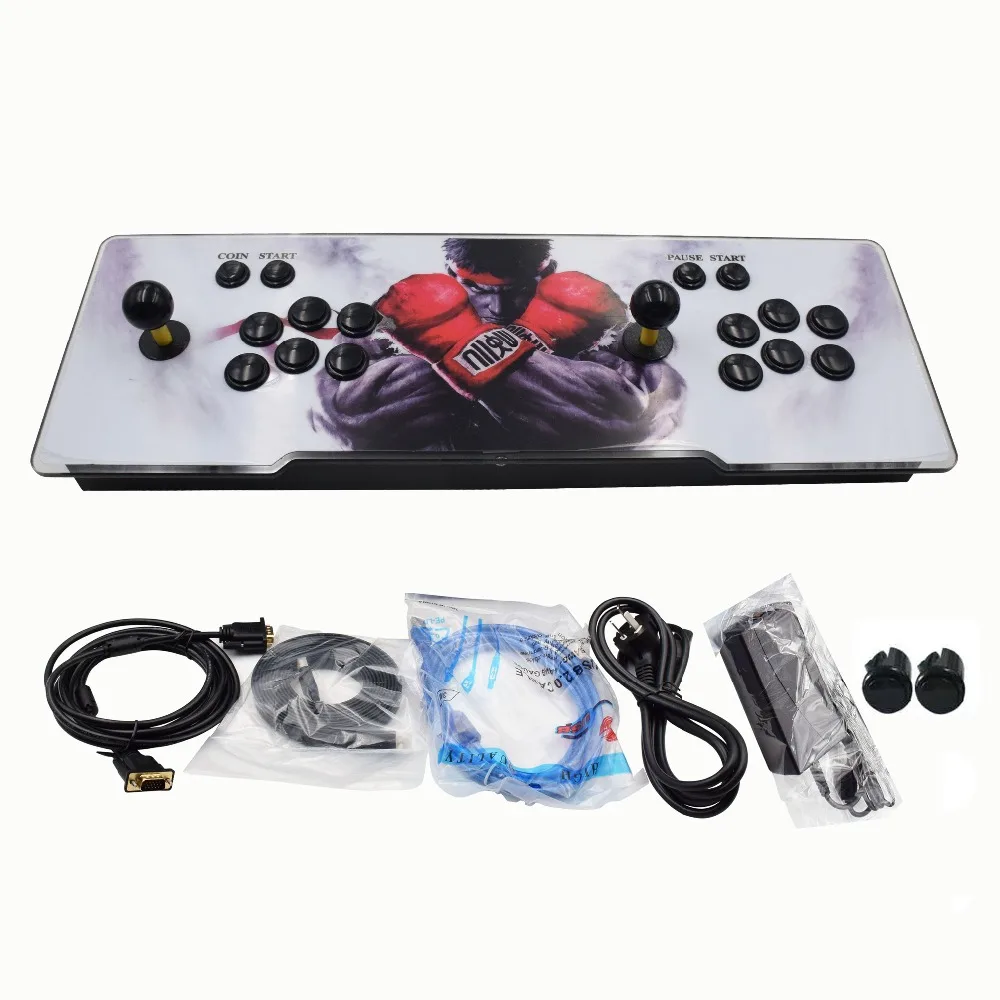 

Pandora Box 9 1500 in 1 8 button Family 2 players joystick arcade console support change mainborad to update games arcade box