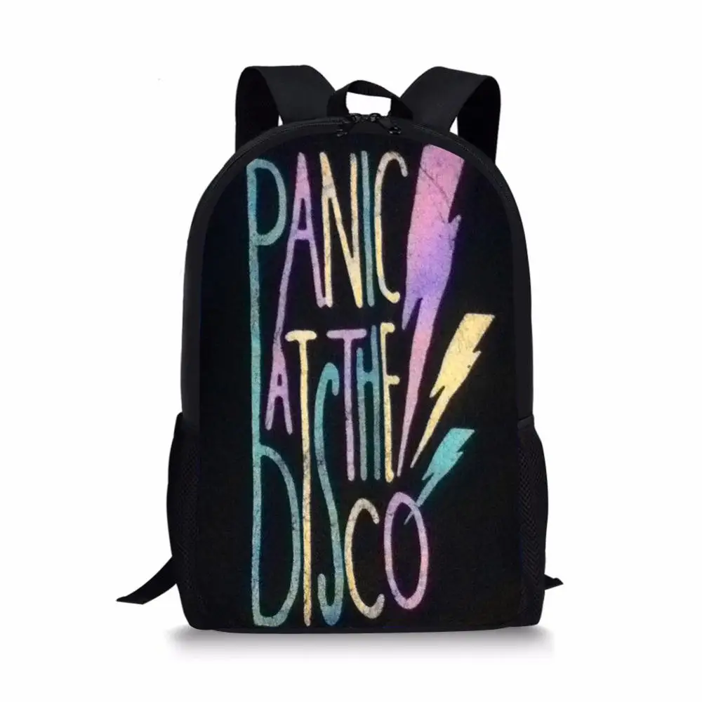 Panic at the disco школьные сумки рюкзак школьные сумки для подростков девочек мальчиков ортопедическая сумка mochila школьная книга Сумка книжная сумка 9 - Цвет: LMYW221