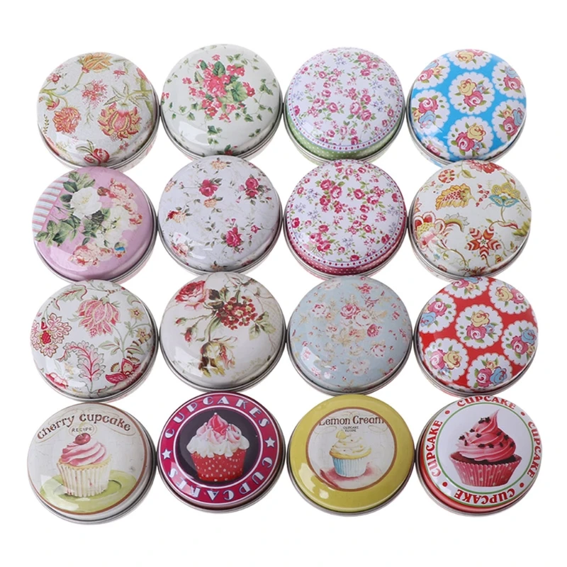 

Delicate Small Tinplate Storage Box Wedding Candy Box Gift Box Jewelry Container Storage Boxes Bins