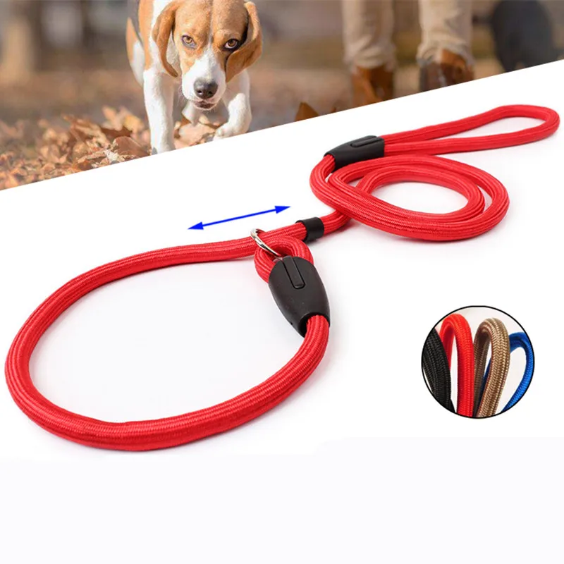 

High Quality Pet Dog Leash Rope Nylon Adjustable Training Lead Pet Dog Leash Dog Strap Rope Traction Dog Harness Collar Lead