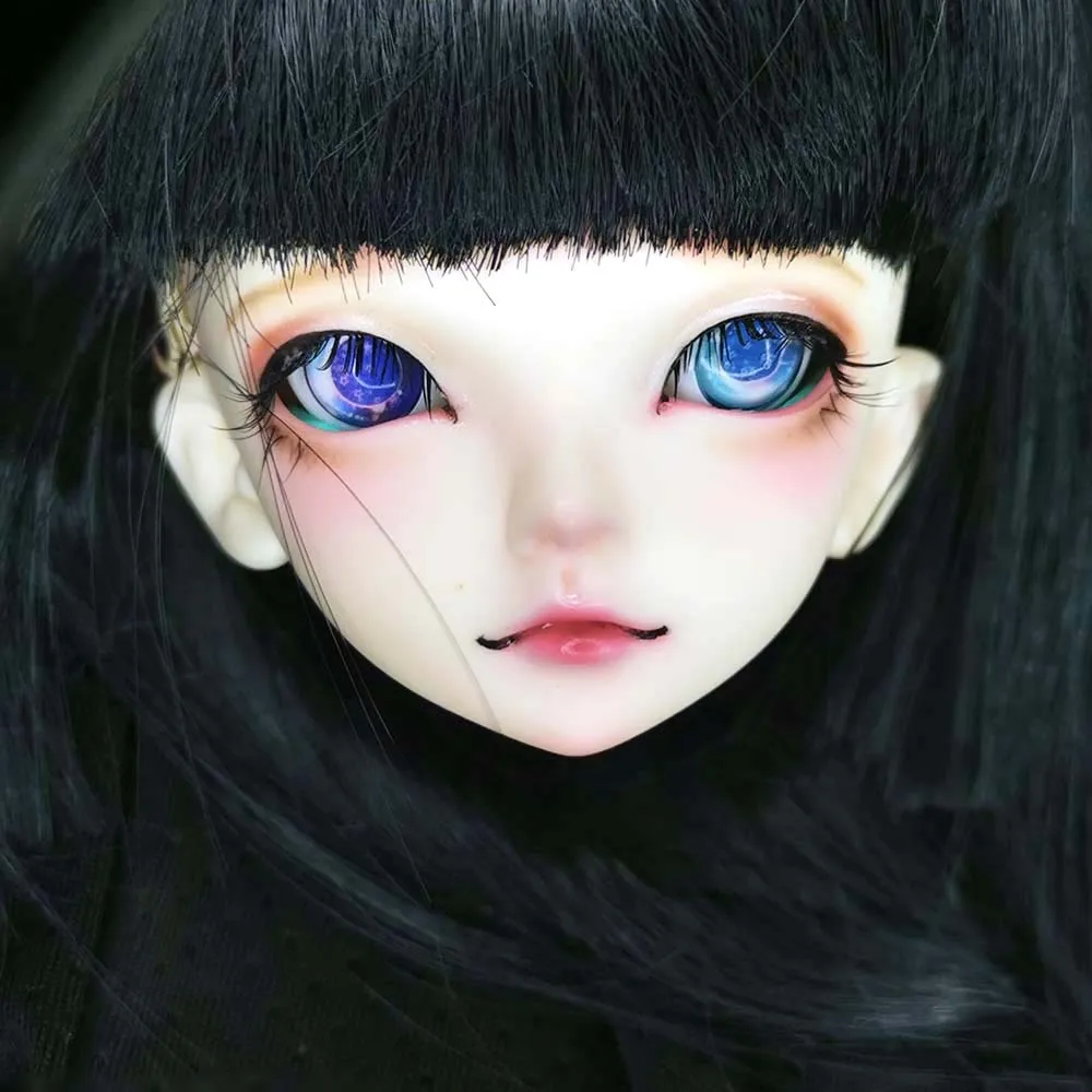 Фиолетовые голубые Звездные галактические глаза bjd 1/6 1/4 1/3 1/8 BJd Кукла SD MSD 10 мм 12 14