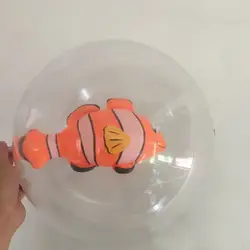 30 см 3D пляжный мяч с Клоун внутри водные шары волейбол летней вечеринки надувные игрушки для взрослых детей наружные шары