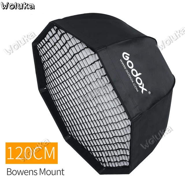 

Godox SB-UE 120cm 47in Portable Octagonal Umbrella Softbox with Honeycomb Grid for Bowens Mount Studio Flash Softbox CD50 T03