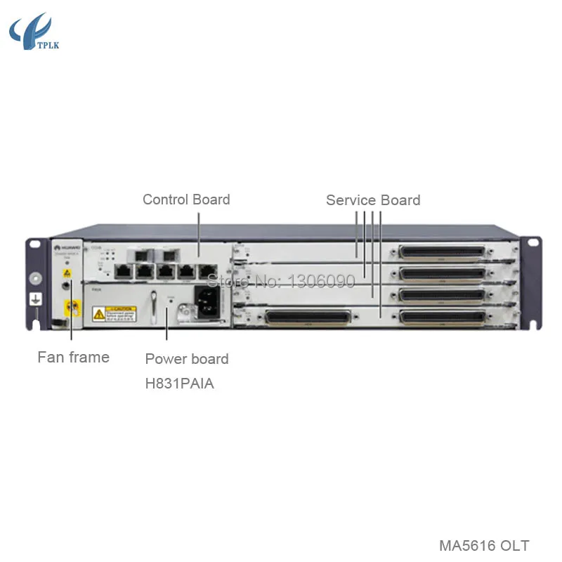 

Hua Wei Digital Multiplexer IP DSLAM SmartAx MA5616 CCUD with AC power(PAIA) with 4 boards VCLE(VDSL 128P) 5m cable complete set