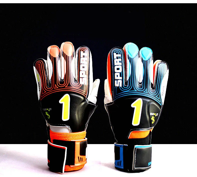 MAICCA профессиональные детские вратарские перчатки для взрослых, футбольные толстые латексные защитные перчатки для пальцев, футбольные вратарские перчатки