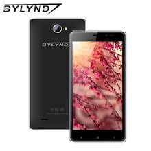 Quad Core 8MP 1280*720 android mobile phone Original Smartphones BYLYND M7 WCDMA 1GRAM 8GROM 5.0” HD IPS unlocked
