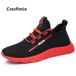 Cresfimix Мужская мода плюс Размер Удобная весенняя обувь на шнуровке мужская повседневная обувь высокого качества черная обувь Chaussures Hommes C5217