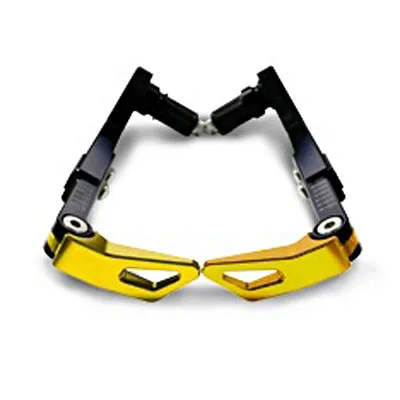 Золотой Мотоцикл Moto GP 22 мм 7/" CNC тормоз сцепления Регулируемый рычаг протектор Бар Конец Универсальный - Цвет: Золотой